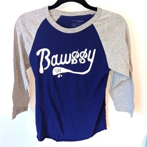 GUC women's bawssy 3/4 length sleeve jersey, size small